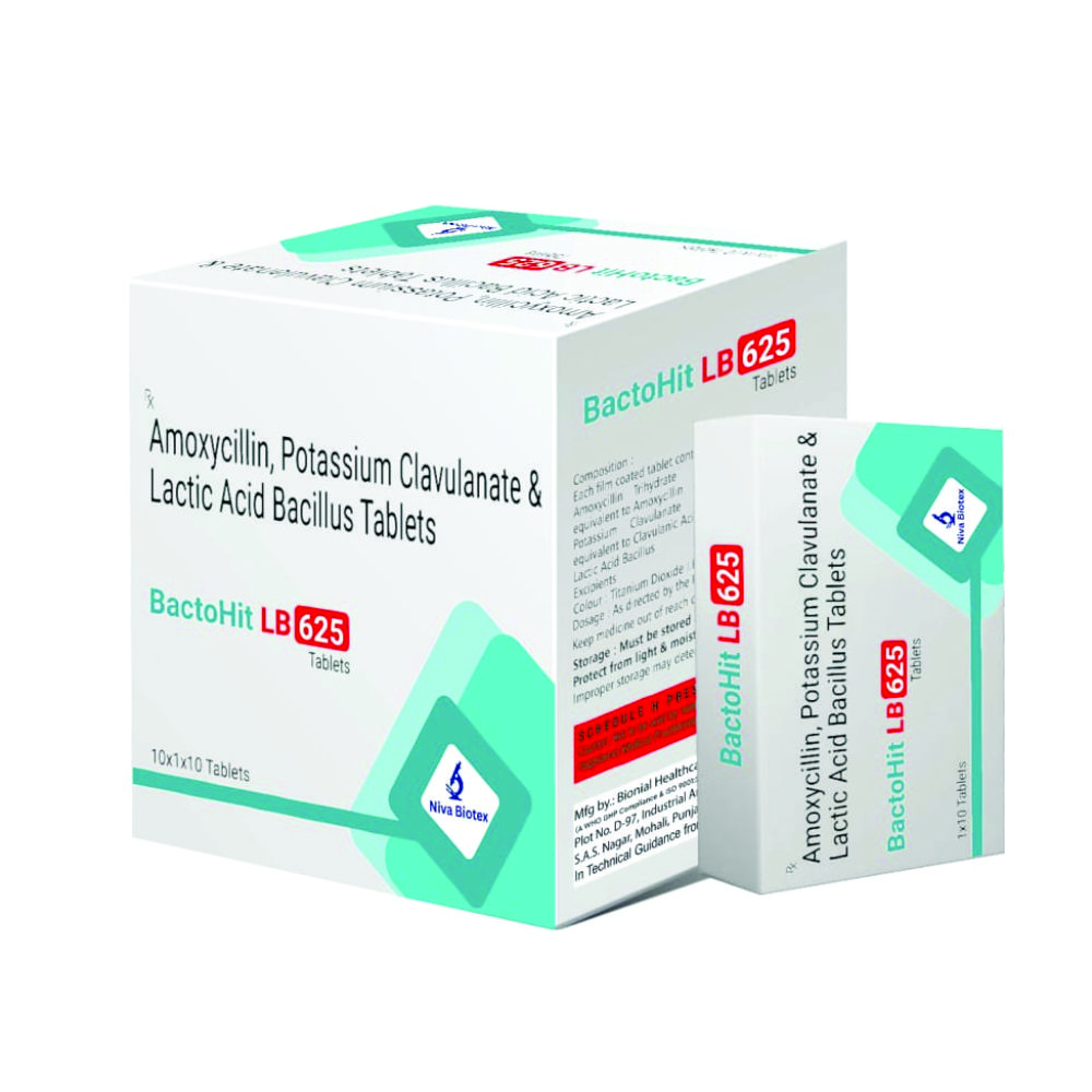 Amoxicillin + Clavulanic Acid + Lactobacillus Tablets